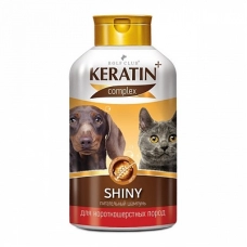 РОЛЬФ КЛУБ Кератин Шампунь Shiny для короткошерст кошек/собак 400мл