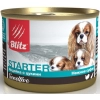 Blitz Starter Sensitive консервы для щенков, берем. и кормящих сук суфле Индейка с цукини, 200 г