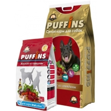 Puffins сухой корм для собак Жаркое из говядины